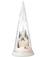 Lenox Merry & Magic Lit Glass Scene Church