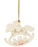 Lenox 2024 Baby's 1st Christmas Rocking Horse Ornament