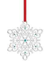 Lenox 2024 Snow Majesty Silver-Plate Ornament, 20th in the Series