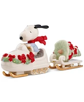 From The Vault! Lenox Snowmobiling Snoopy Figurine