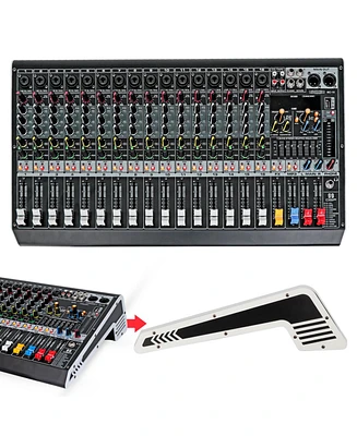 5 Core Audio Mixer 16 Channel Dj Mixing Board Bluetooth Usb Analog Professional Mezclador De Audio