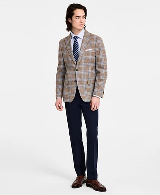 Tommy Hilfiger Men's Modern-Fit Windowpane Plaid Sport Coat