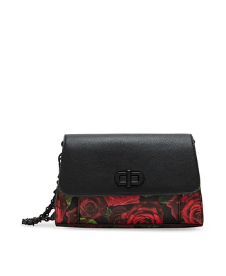 Betsey Johnson Mini Turnlock Flap Crossbody Bag