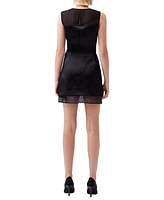 French Connection Women's Structured Satin Mini Skirt