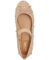 Aldo Women's Byanca Embellished Cross-Strap Ballet Flats