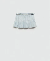 Mango Women's Denim Mini-Skirt