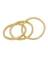 Steve Madden Omega Chain Interlocking Bangle Bracelet