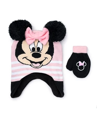 Minnie Mouse Hat And Mitten Set