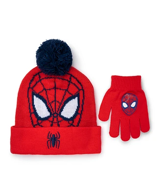 Spiderman Hat And Glove Set