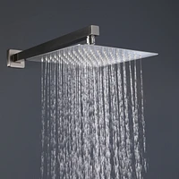 2 Functions Shower Fixtures, 3 Knob Systems, 10" Brushed Nickel
