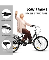 Streamdale Furniture 7-Speed Adult Tricycle for Seniors, Women, Men