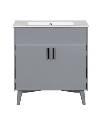 Streamdale Furniture Bathroom vanity Set, Combo Cabinet, Bathroom Storage Cabinet