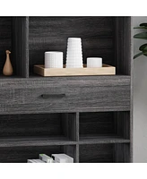 Simplie Fun Contemporary Cube Bookcase With Storage