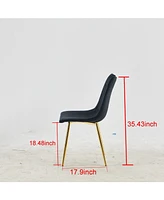 Elegant Contemporary Dining/Coffee Chair, Set of 4
