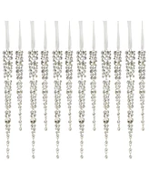 Slickblue Jewel Icicle Drop Ornament (Set of 12)