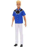 Barbie Fashionistas 65th Anniversary Ken Doll 226, Blonde Fashion Doll with Western Look - Multi