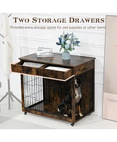 Streamdale Furniture Premium Dog Crate Spacious, Stylish, and Durable