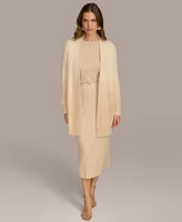 Donna Karan New York Women's Ombre Eyelash Cardigan