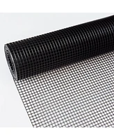 Simplie Fun 48"×50' Black Vinyl Hardware Cloth, 19 Gauge 1/2" Mesh, Poultry Netting