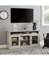 Streamdale Furniture Modern 65" Tv Media Stand, Stone Gray, 60"x15.75"x29"