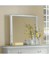 Streamdale Furniture Louis Philippe Mirror In Platinum