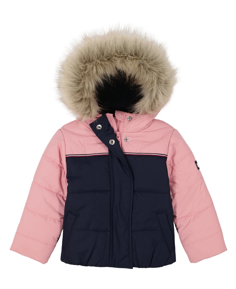 Tommy Hilfiger Baby Girl Expedition Colorblock Puffer