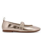 Mia Women's Uliana Mary-Jane Leather Flats