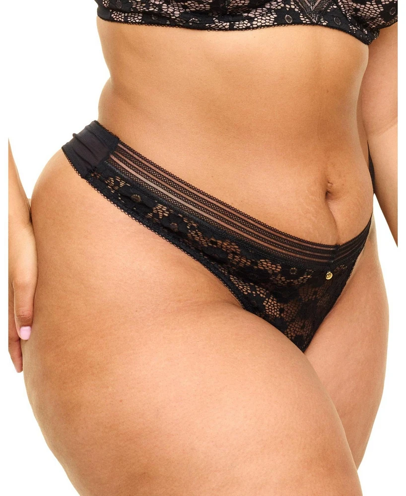 Adore Me Plus Nolie Thong Panty