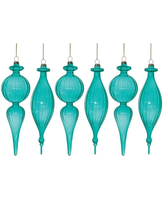 Slickblue Set of 6 Shatterproof Christmas Ornaments for Festive Holiday Decor