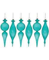 Slickblue Set of 6 Shatterproof Christmas Ornaments for Festive Holiday Decor