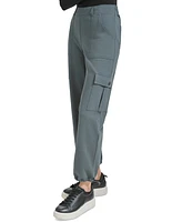 Marc New York Women's Knit Twill Cargo Pants