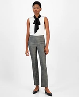 Anne Klein Women's Mid-Rise Bootleg Pull-On Pants