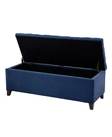 Streamdale Furniture Shandra Tufted Top Storage Bench