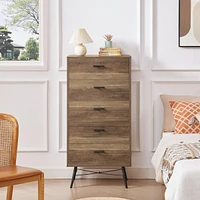 X-Shaped Sturdy Steel Frame Dresser for Stable and Lasting Storage