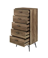 Streamdale Furniture X-Shaped Sturdy Steel Frame Dresser for Stable and Lasting Storage