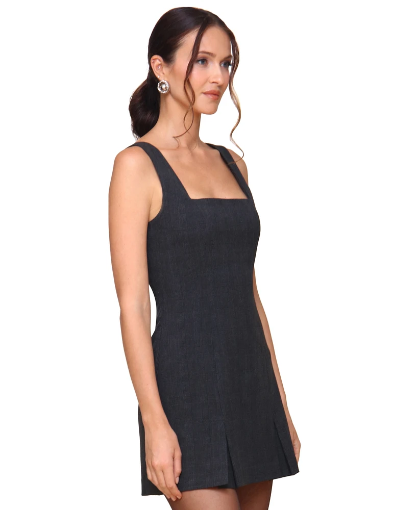 Avec Les Filles Women's Square-Neck Sleeveless Sheath Dress