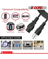 5 Core Ac Power Cord 10Ft 3 Prong Extension Adapter 16AWG 125V 13A Us Polarized Male- Female - 2PCS