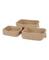 Kaplan Early Learning Rectangle Nesting Baskets - Set of 3