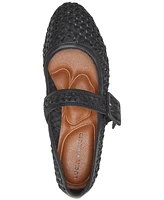 Lucky Brand Women's Millit Woven Buckle Mary Jane Flats