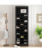 Streamdale Furniture 30 Shoe Cubby Console: Stylish