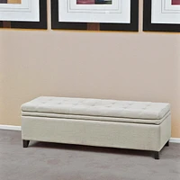 Brighton Linen Storage Ottoman