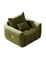 Streamdale Furniture Cozy Teddy Sofa: Modern Lounge Chair for Living, Bedroom, Office