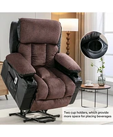 Streamdale Furniture Elderly Recliner with Heat & Massage