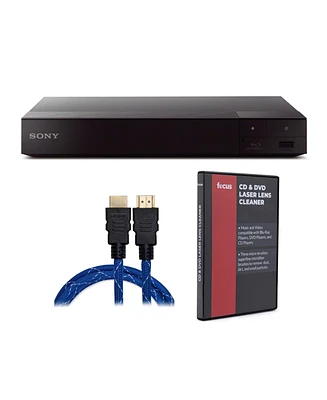 Sony 4K Upscaling 3D Streaming Blu-Ray Disc Player with Cable and Lens Cleaner