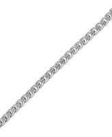 Bulova Marc Anthony Men's Polished Link Chain Bracelet in Sterling Silver-Plate, BVB1091