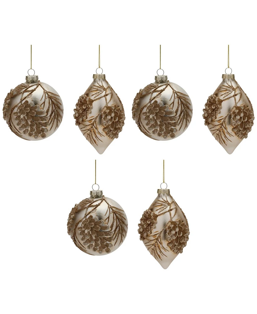 Slickblue Ornament (Set of 6) 4"D