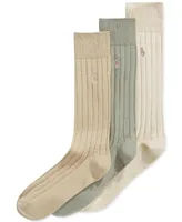 Polo Ralph Lauren Men's Three-Pack Crew Socks