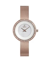 Obaku Women's Denmark White Dial Watch - V146LEVWMV