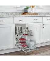 Rev-a-Shelf Kitchen Cabinet Pull Out Shelf Organizer, 12 x 22 In, 5WB2-1222CR-1