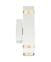 Sky ridge Modern Outdoor Wall Light Fixture White 2